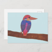 ORIENTAL DWARF KINGFISHER シーズンポストカード (正面/裏面)