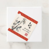 Oriental flower birds Chinese wedding  フェイバータグ (インサイチュ)