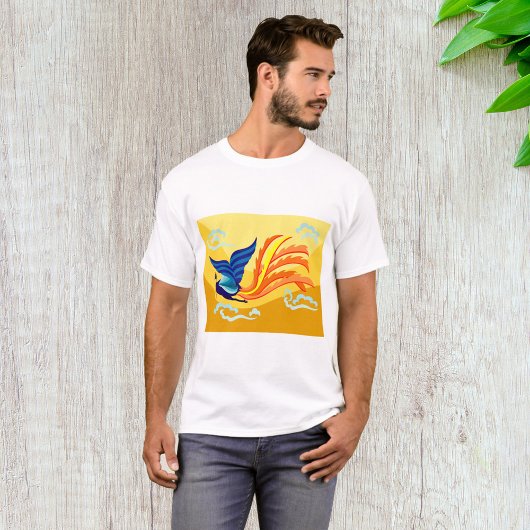 Oriental Flying Phoenix Mens T-Shirt Tシャツ