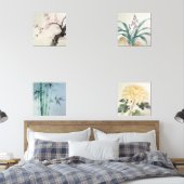 Oriental Four Gentlemen Print Set (寝室)