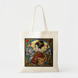 Oriental Geisha Stained Glass   トートバッグ