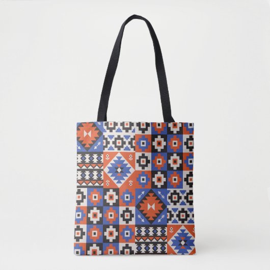 Oriental geometric seamless pattern. Ethnic design トートバッグ (正面)
