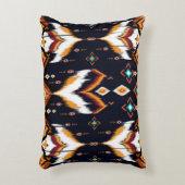 Oriental ikat pattern ethnic seamless pattern trad アクセントクッション (正面(垂直))