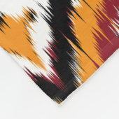 Oriental ikat pattern ethnic seamless pattern trad フリースブランケット (角)
