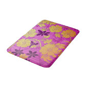ORIENTAL Pink Golden Pattern - Bath Mat Rug バスマット (アングル)