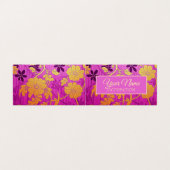 ORIENTAL Pink Golden Pattern - Business Card 名刺 (外部フラット)