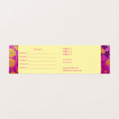 ORIENTAL Pink Golden Pattern - Business Card 名刺 (内部フラット)