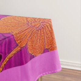 ORIENTAL Pink Golden Pattern - Tablecloth テーブルクロス