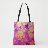 ORIENTAL Pink Golden Pattern - Tote Bag トートバッグ (正面)
