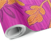 ORIENTAL Pink Golden Pattern - Wrapping Paper ラッピングペーパー (ロールコーナー)