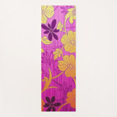 ORIENTAL Pink Golden Pattern - Yoga Mat ヨガマット (正面)