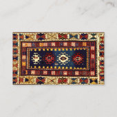 Oriental rug design in  warm colors 名刺 (裏面)