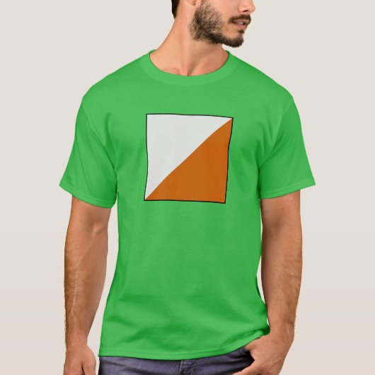 Orienteeringのワイシャツ-暗い色 Tシャツ (正面)