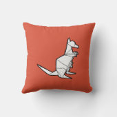 Origamiのカンガルーの枕 クッション (裏面)