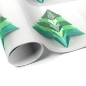 Origamiのクリスマスツリー ラッピングペーパー (ロールコーナー)