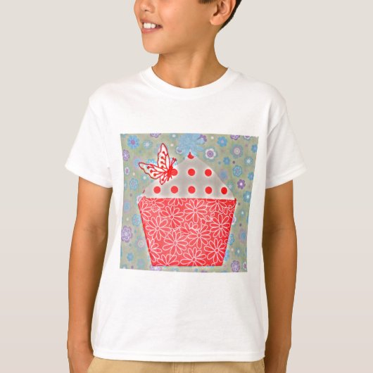 ORIGAMIのコップのケーキの芸術 Tシャツ (正面)