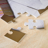 Origamiのハートのジグソーパズル ジグソーパズル (側面)