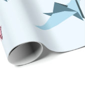 Origamiの日本のなマスターの紙クレーン ラッピングペーパー (ロールコーナー)