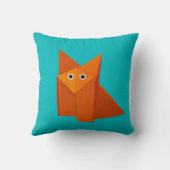 Origamiの明るくかわいいキツネ クッション (裏面)