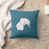 Origami象の枕 クッション (ブランケット)