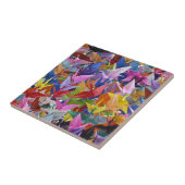 Origami 1,000のペーパークレーンタイル タイル (側面)