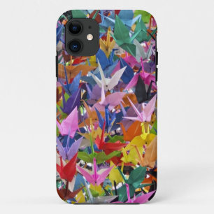 Origami 1,000のペーパークレーン写真 iPhone 11 ケース