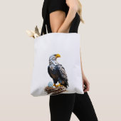 Origami American eagle  トートバッグ (クローズアップ)