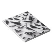 Origami Art – カラス威厳のあるの群れメモ帳 ノートパッド (アングル)