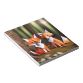 Origami Art - Duo of Wilderness:キツネ ノートパッド (アングル)