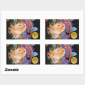 ORIGAMI AUTUMN CHOW長方形シール 長方形シール (シート)