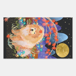 ORIGAMI AUTUMN CHOW長方形シール 長方形シール