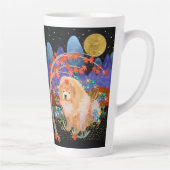 ORIGAMI AUTUMN CHOW MUG wraparoundデザイン カフェラテマグ (右)