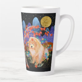 ORIGAMI AUTUMN CHOW MUG wraparoundデザイン カフェラテマグ