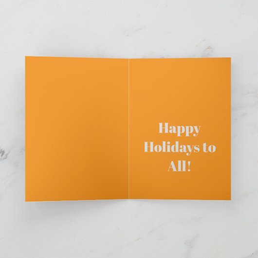 Origami Christmas Tree Folded Card シーズンカード (内部)