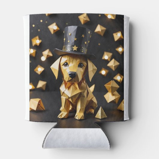 Origami Dapper Dog 缶クーラー (裏面)