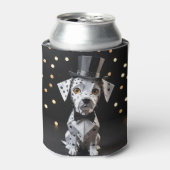Origami Dapper dog 缶クーラー (缶正面)