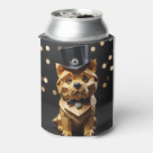 Origami Dapper Dog  缶クーラー (缶裏面)