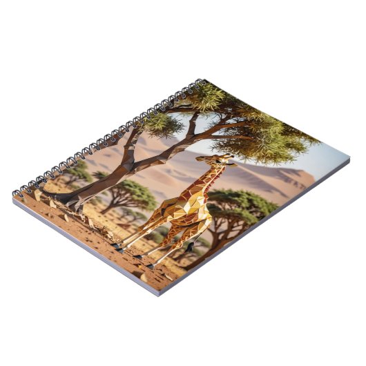 Origami Giraffe spiral ノートブック (左側)