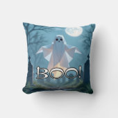 Origami Halloween Scary Ghost Silly クッション (正面)