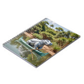 Origami Hippo On a Canoe ノートブック (左側)