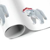 Origami holiday polar bears ラッピングペーパー (ロールコーナー)