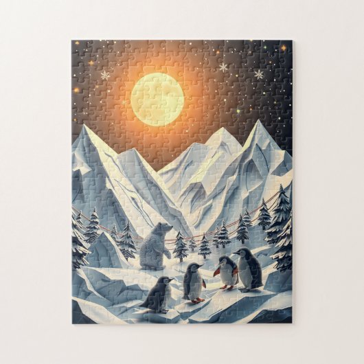 Origami holiday puzzle ジグソーパズル (縦)