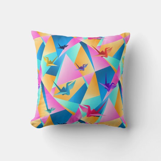 Origami Kaleidoscope クッション (正面)