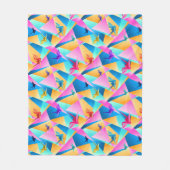 Origami Kaleidoscope フリースブランケット (正面)