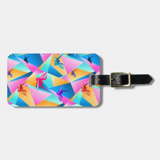 Origami Kaleidoscope ラゲッジタグ (正面横)