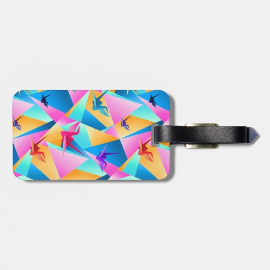 Origami Kaleidoscope ラゲッジタグ (裏面横)