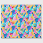 Origami Kaleidoscope ラッピングペーパー (フラット)