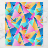 Origami Kaleidoscope ワインラベル (シングルラベル)