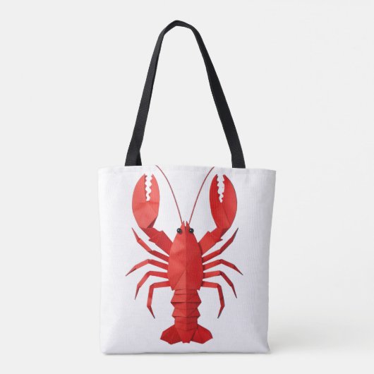 Origami lobster トートバッグ (裏面)