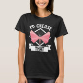 Origami Master Paper Folding Craft Crane Id Crease Tシャツ (正面)